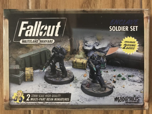 Fallout Wasteland Warfare - Enclave Soldier Set (*See Per Order Flat Rate Shipping)