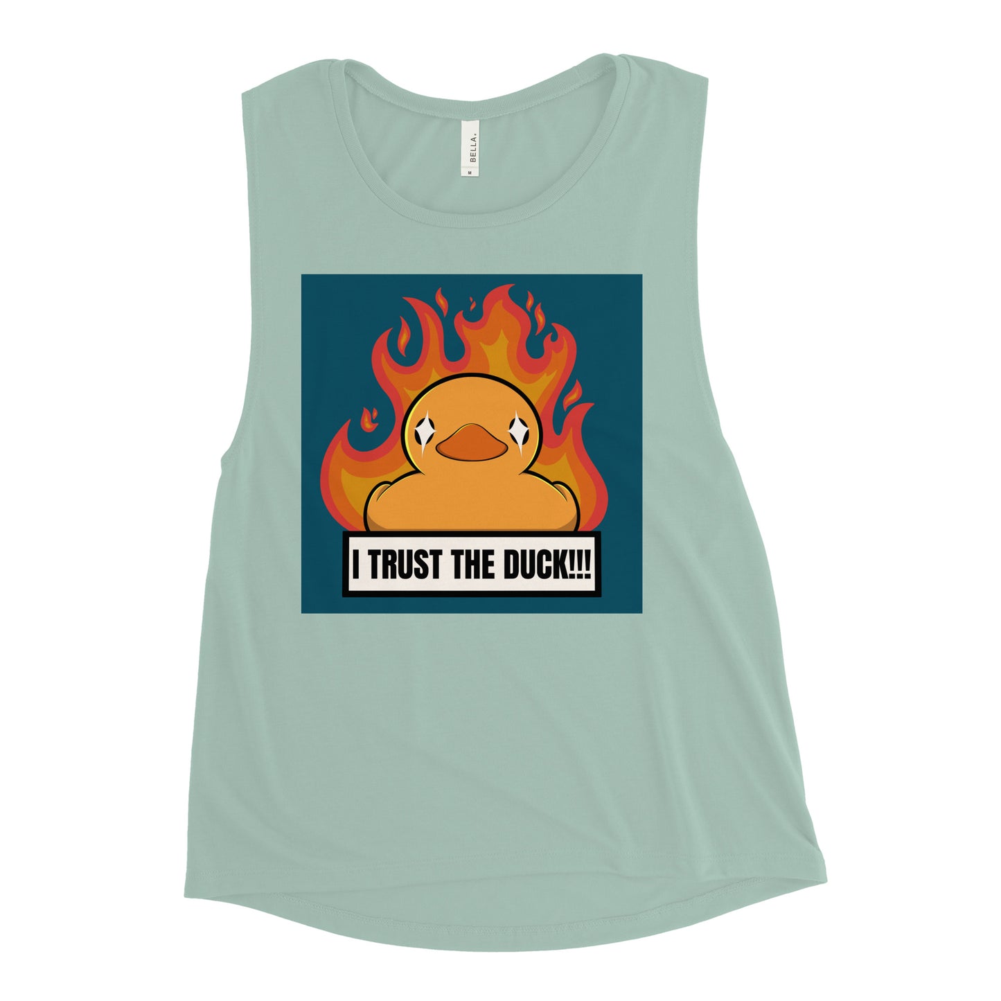 I trust the Duck!!! Ladies’ Muscle Tank